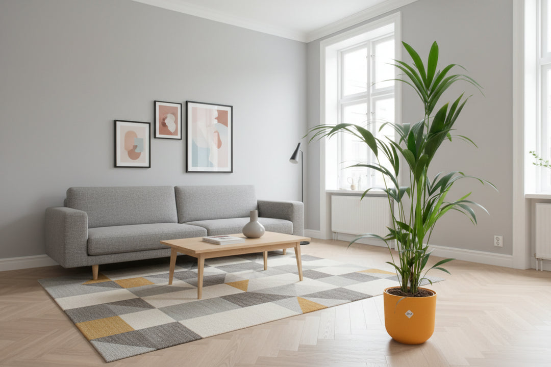 Offre combinée - Palmier Kentia avec pot elho Jazz Round - 160 cm