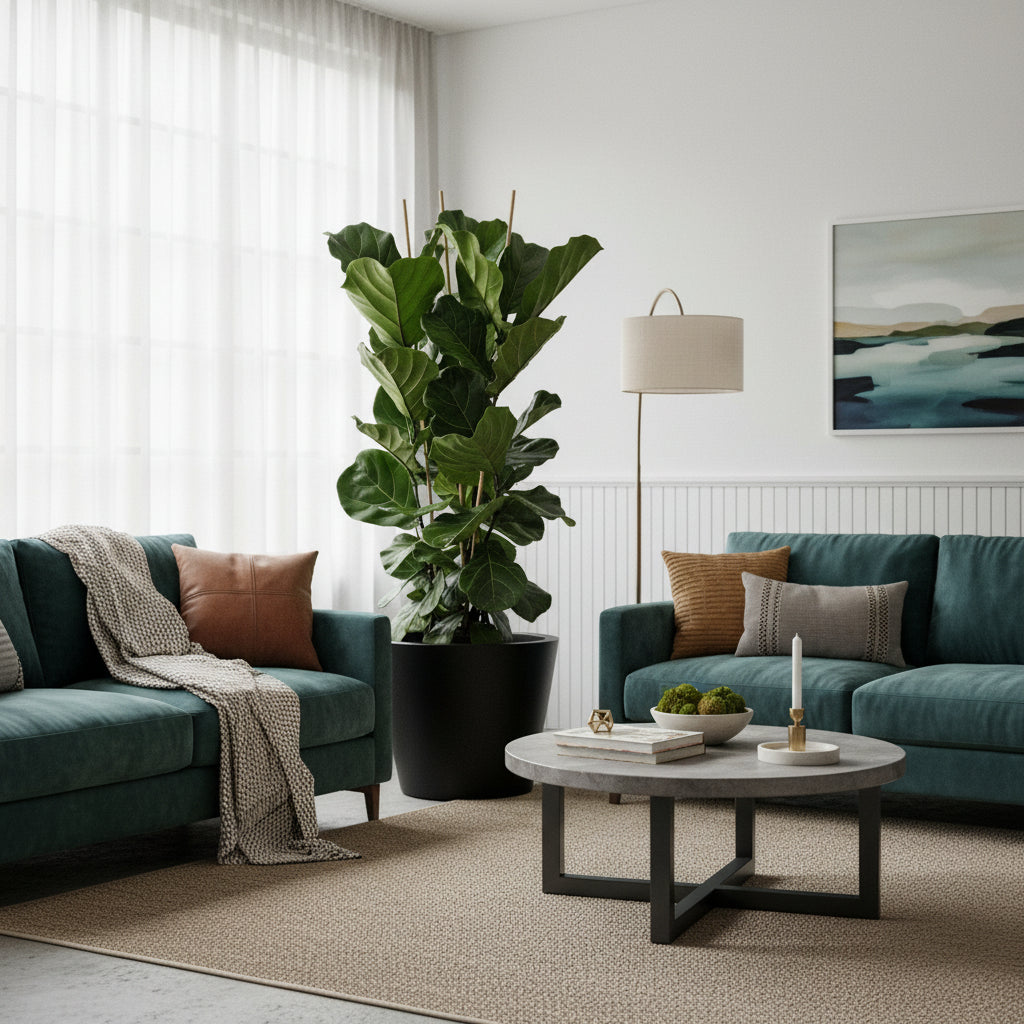 Ficus Lyrata struik - 160cm - Vioolbladplant - Kamerplant