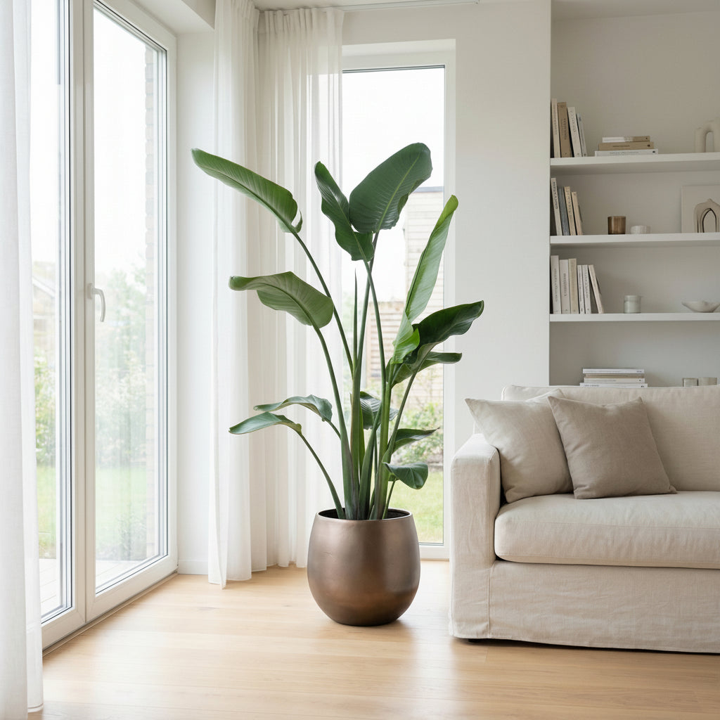Strelitzia Nicolai - Ø24 - 170cm - Paradijsvogelplant