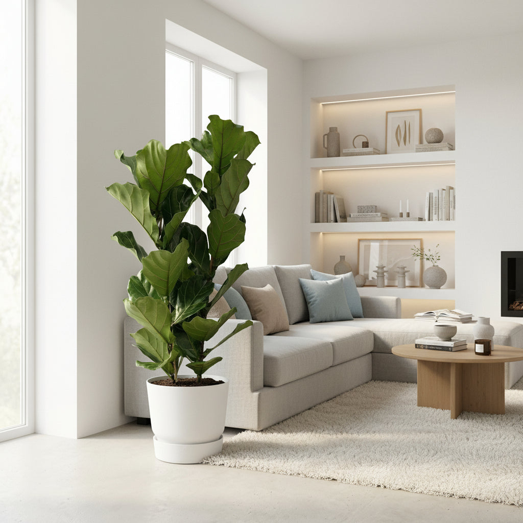 Ficus Lyrata struik - 160cm - Vioolbladplant - Kamerplant