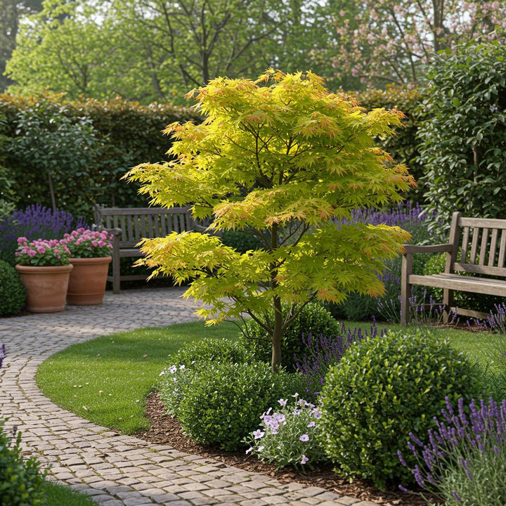 Érable japonais Jordan - Jaune - 70cm - Acer Palmatum Extérieur