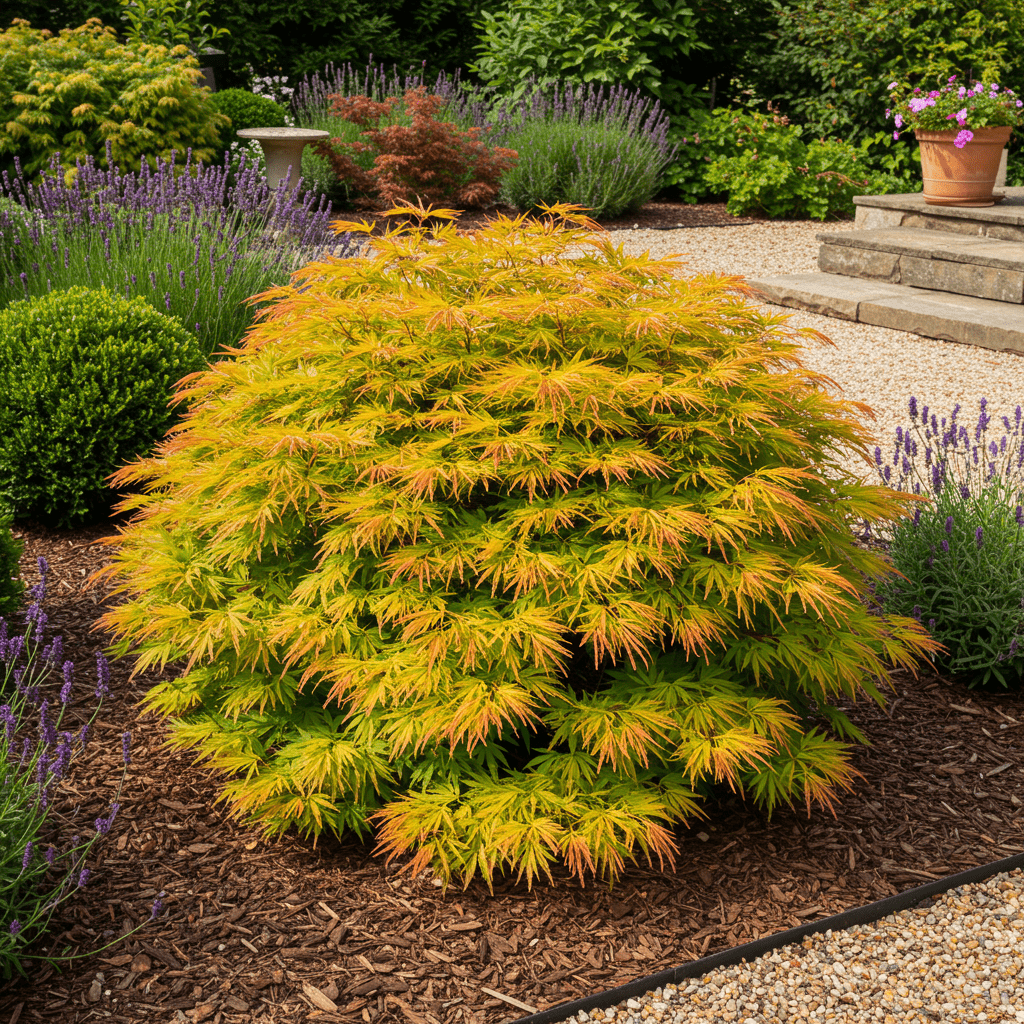 Japanse Esdoorn Summergold - Geel - 70cm - Acer Palmatum Buiten