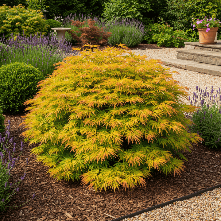 Japanse Esdoorn Summergold - Geel - 70cm - Acer Palmatum Buiten