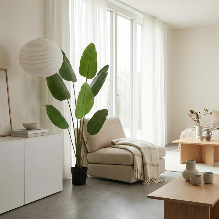 Strelitzia Nicolai - 170cm - Kunstplant - Paradijsvogelplant
