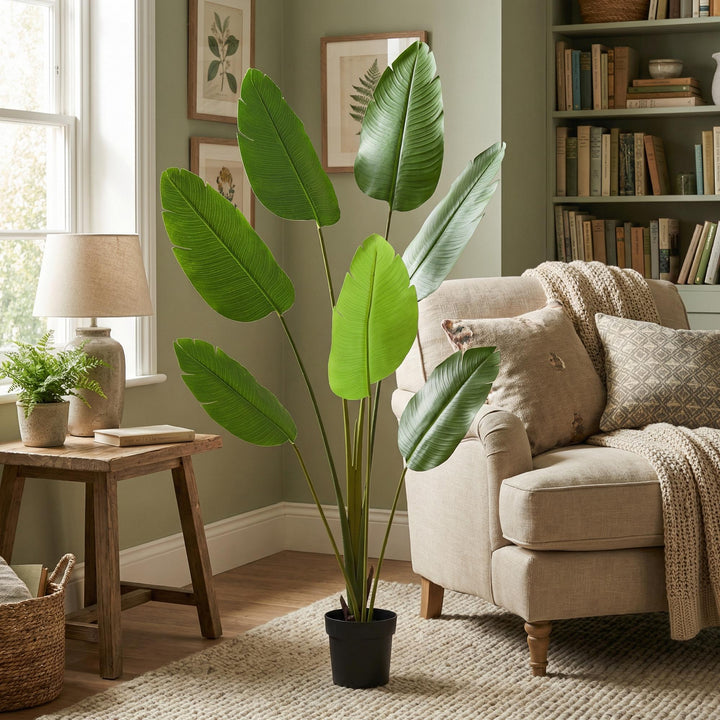 Strelitzia Nicolai - 170cm - Kunstplant - Paradijsvogelplant