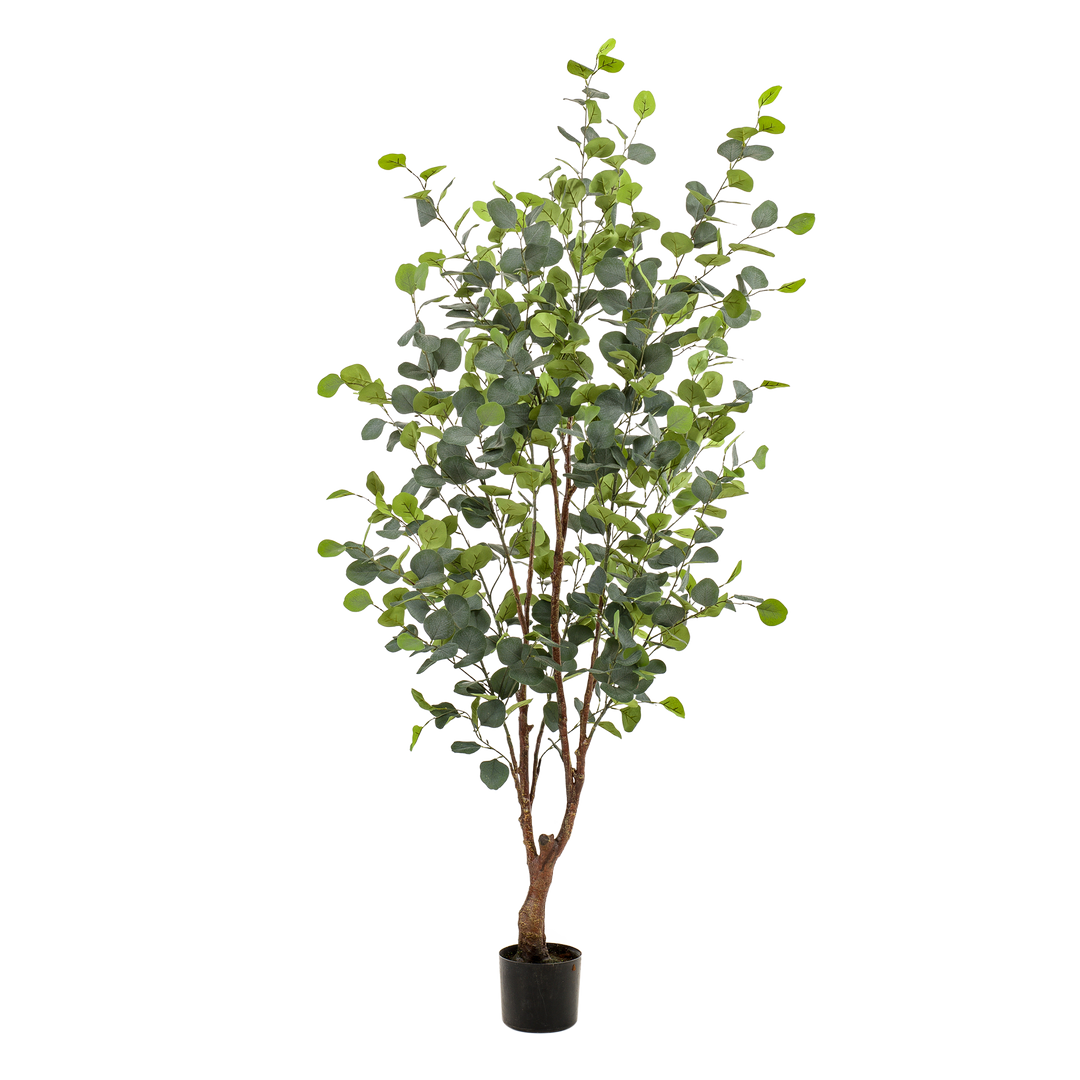 Kunstplant - Eucalyptus - Blauwe Gomboom - 140 cm | Premium