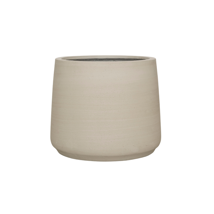 Jumbo Patt Beige Washed D56 x H47 - Grand pot de fleurs d'extérieur