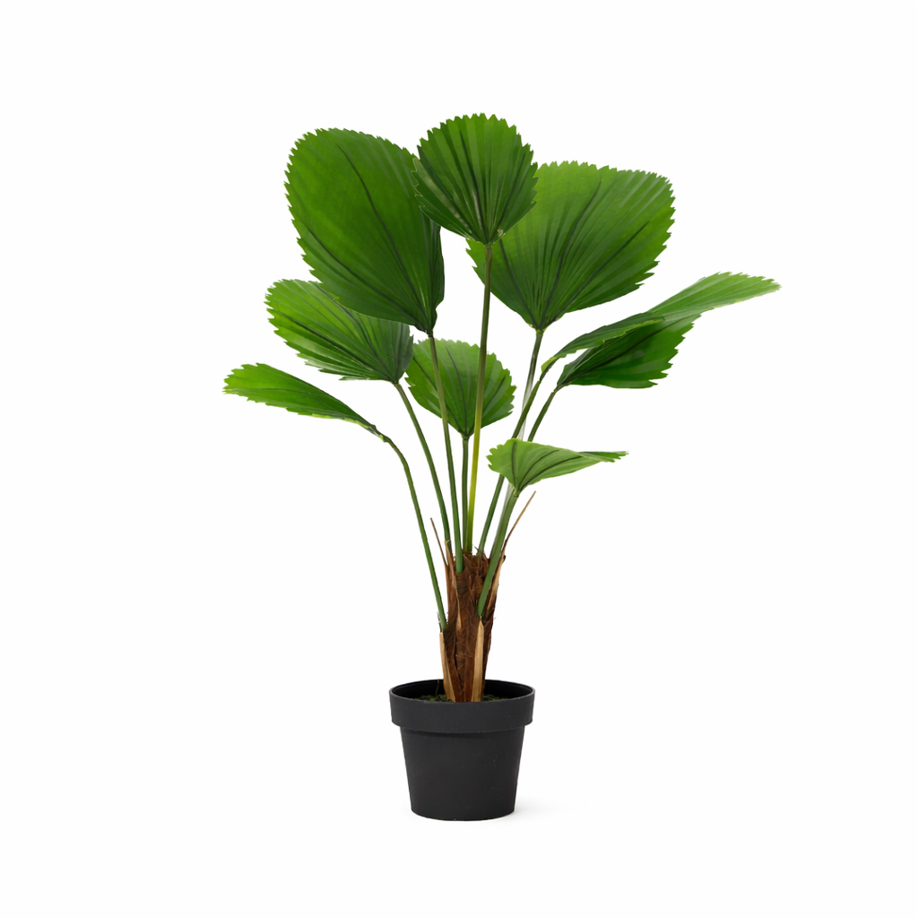 Licuala Grandis - 104cm - Kunstplant - Nep Plant Interieur