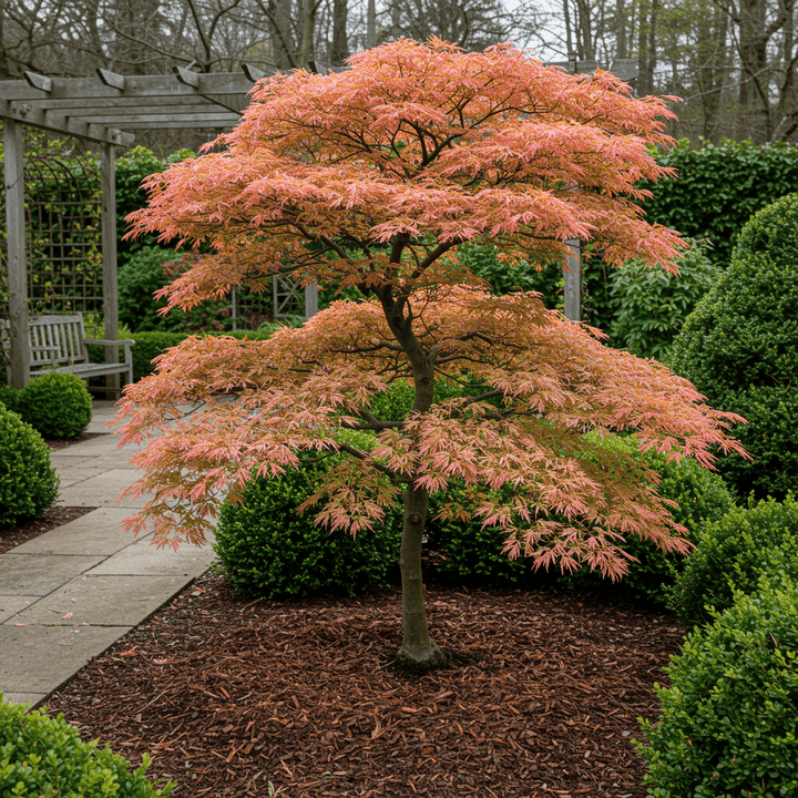Japanse Esdoorn Lyoshi - Roze - 70cm - Acer Palmatum Buiten