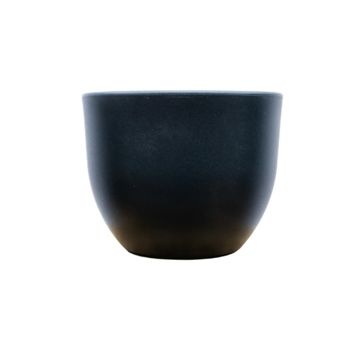 Pot Eggy Antraciet - D100 x H77 - Bloempot Kamerplant