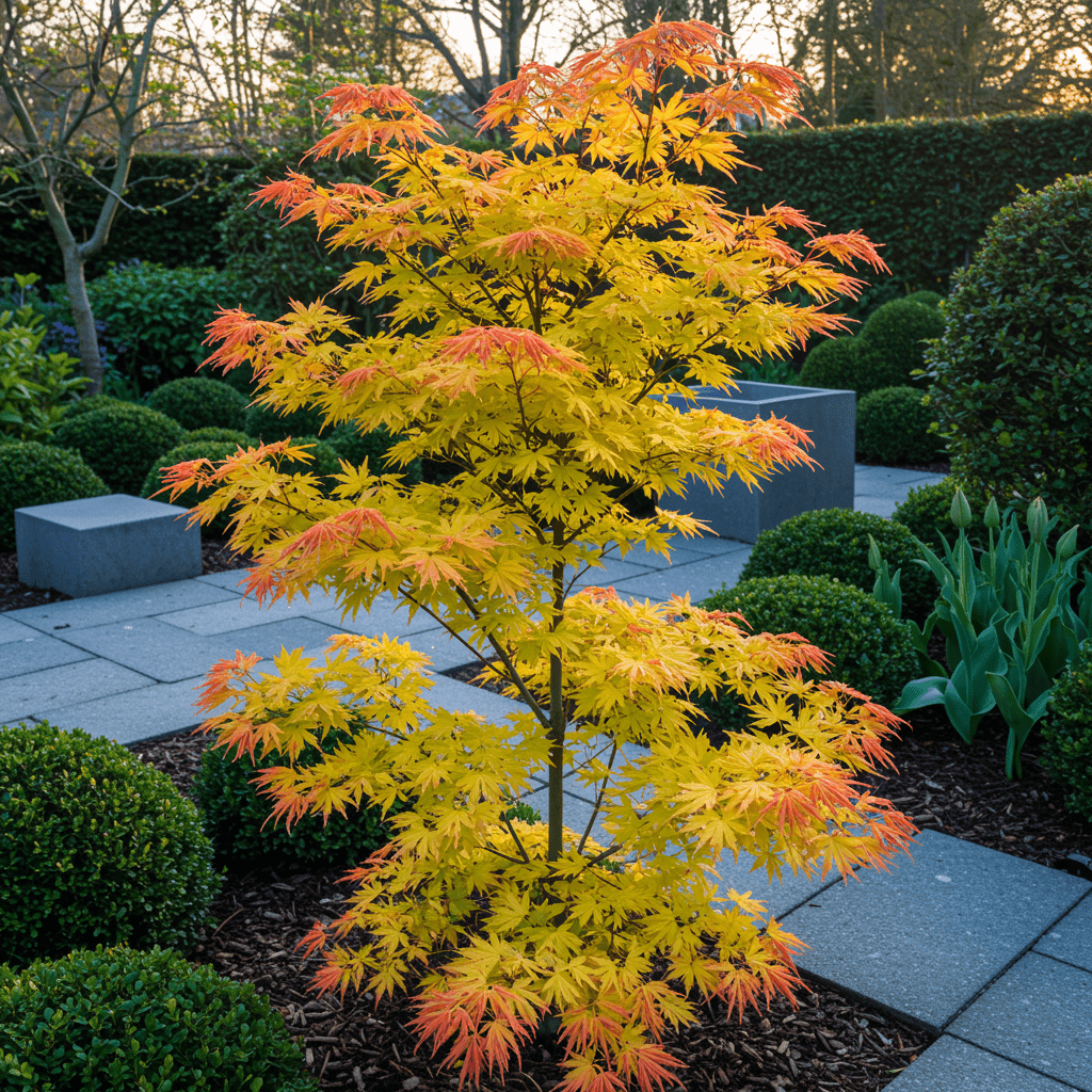 Japanse Esdoorn Orange Dream - Oranje - 70cm - Acer Palmatum Buiten