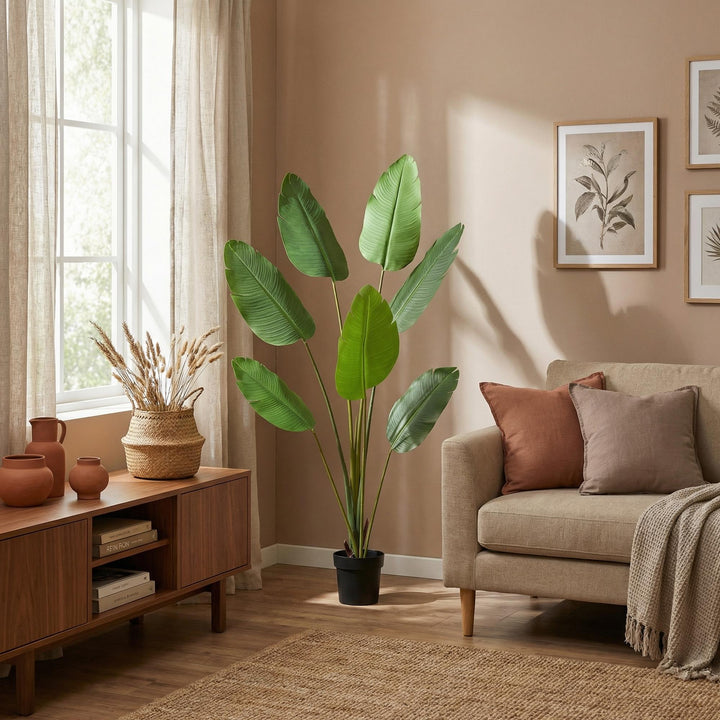 Strelitzia Nicolai - 170cm - Kunstplant - Paradijsvogelplant
